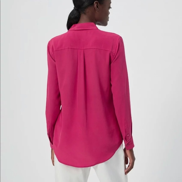 {Equipment} Signature Silk Blouse NWOT - Picture 3 of 6